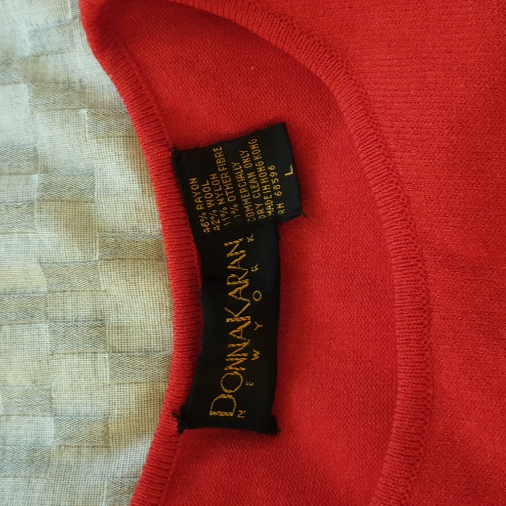 Donna Karan  bodysuit size L...fits like Medium. Rayon wool and nylon